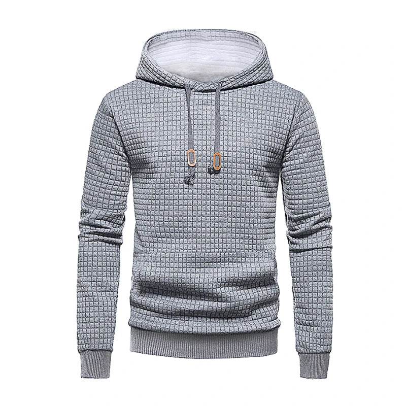 Buy Center Men's Hooded Pullover - Slim Fit Knit Sweater for Fall - Buy Center UK