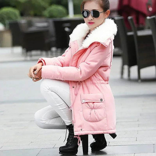 Buy Center Women’s Winter Down Jacket - Slim Fit & Hooded Style - Buy Center UK