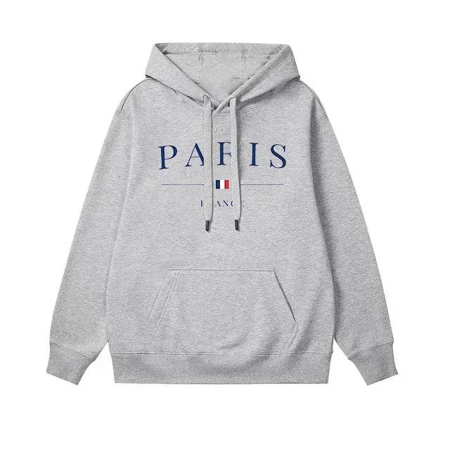 Buy Center Men's Hoodie Set - Paris Print Sweatshirt & Jogger Pants - Buy Center UK