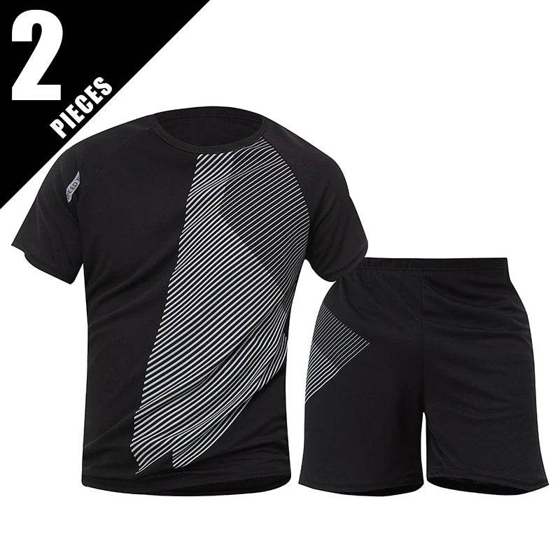 Buy Center Plus Size Men's Quick-Drying Shorts Suit - T-Shirt & Shorts - Buy Center UK