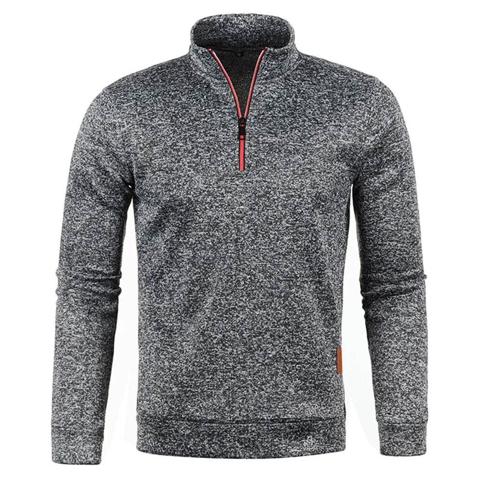 Buy Center Men’s Half-Zip Pullover - Thicker Turtleneck Sweatshirt - Buy Center UK