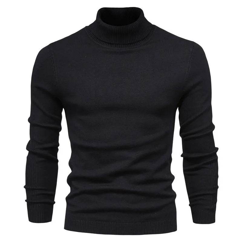 Buy Center Men’s Winter Turtleneck Sweater - Warm Slim Fit Casual - Buy Center UK