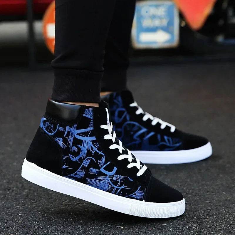 Buy Center High Top Canvas Shoes - Stylish Casual Sneakers for Men - Buy Center UK