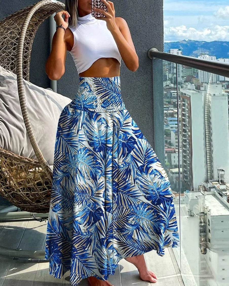 Fashion Floral Print Skirt - High Waist Wrap for Summer Style - Buy Center UK
