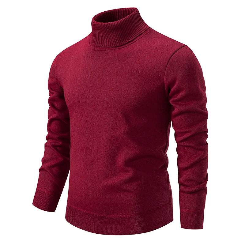 Buy Center Thick Men's Turtleneck Sweater - Cozy Slim Pullover - Buy Center UK