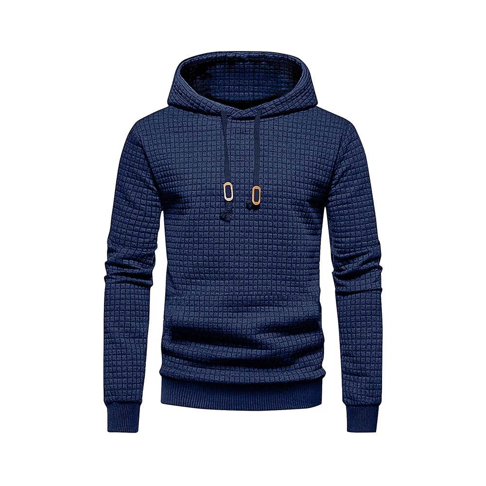 Buy Center Men's Hooded Pullover - Slim Fit Knit Sweater for Fall - Buy Center UK