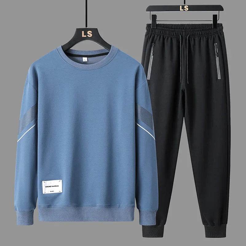 Buy Center Men's Casual Sports Suit - Round Neck Sweatshirt Set - Buy Center UK