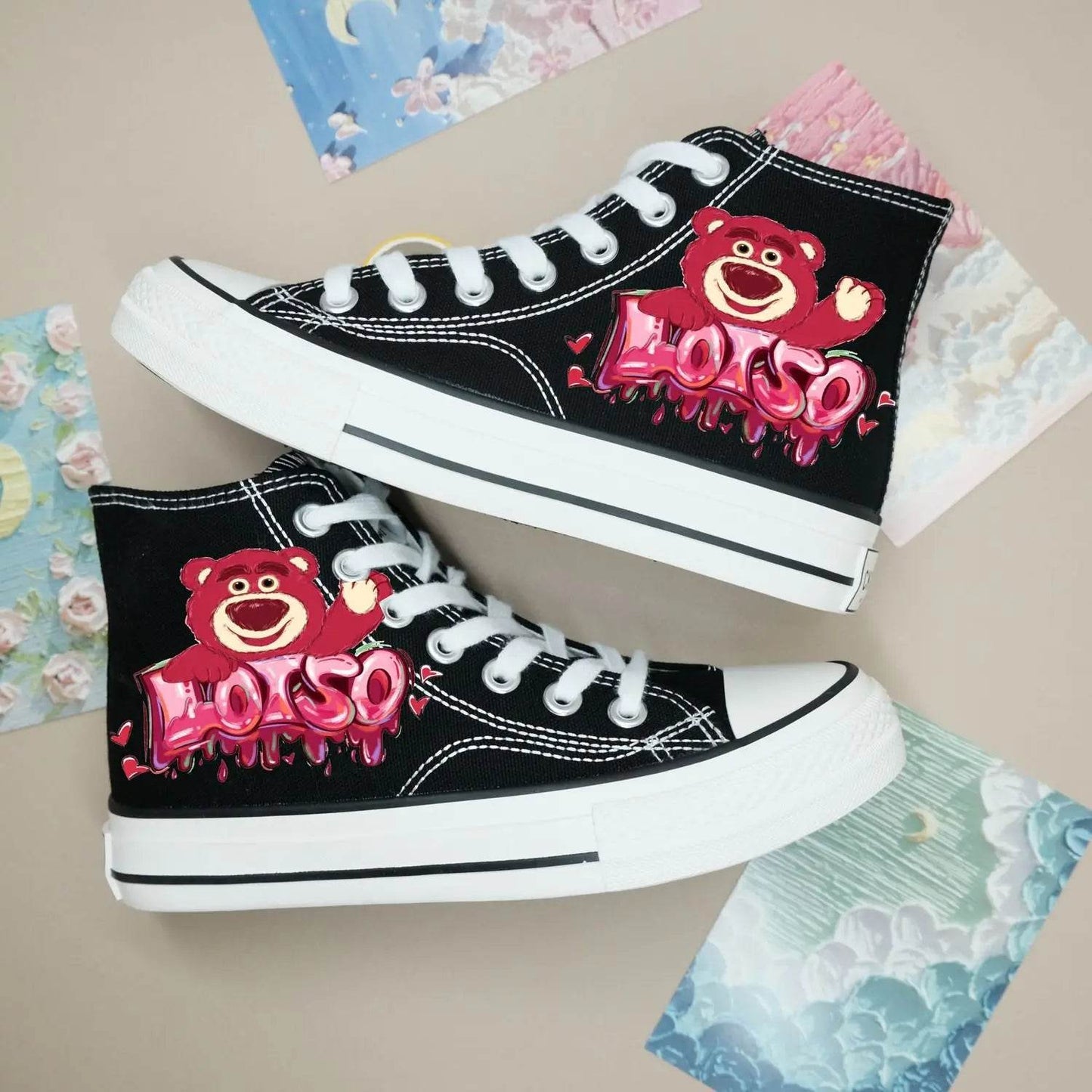 Buy Center Disney Stitch Lotso Cartoon Canvas Sneakers - Unisex Style - Buy Center UK