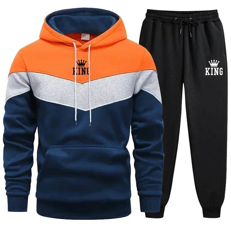 Buy Center Men's Tracksuit - Stylish Hoodie & Pants Set for All Seasons - Buy Center UK