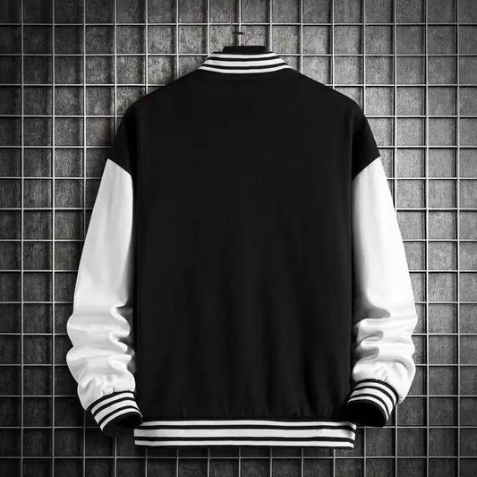 Buy Center Autumn Men's Black Baseball Jacket - Fashionable & Thin - Buy Center UK