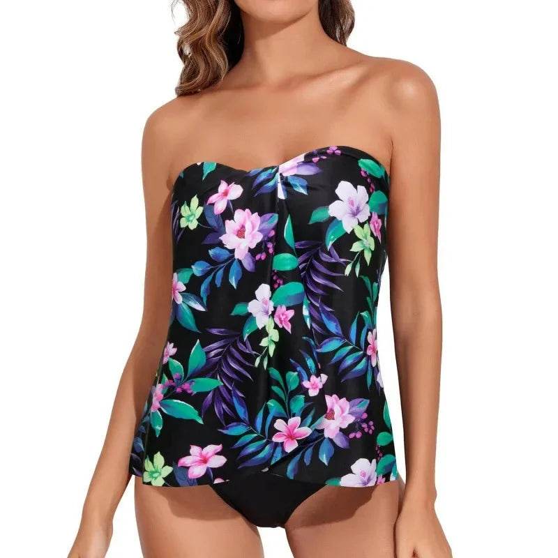 2025 Ladies Two-Piece Bikini Set - Large Triangle Swimwear - Buy Center UK