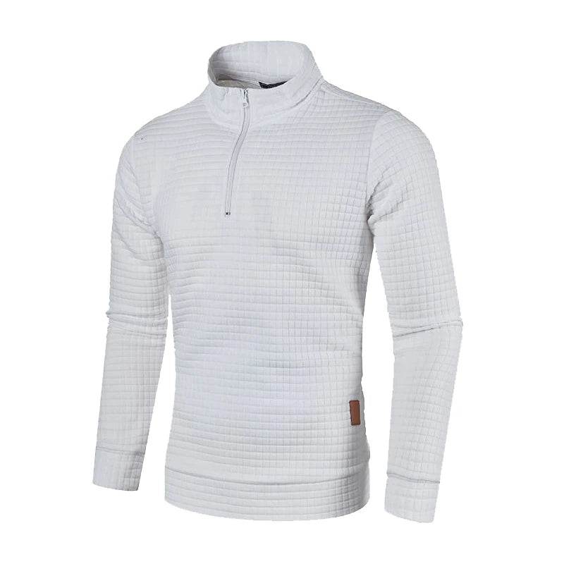 Buy Center Autumn Half Zipper Sweater - Casual Pullover for Men - Buy Center UK