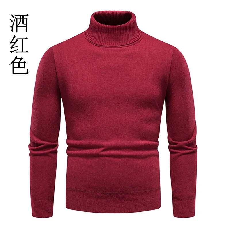 Buy Center Men's Winter Turtleneck Sweater - Casual & Versatile Fit M-4XL - Buy Center UK