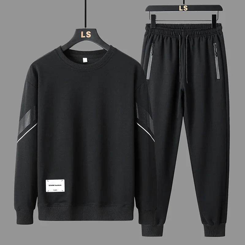 Buy Center Men's Casual Sports Suit - Round Neck Sweatshirt Set - Buy Center UK