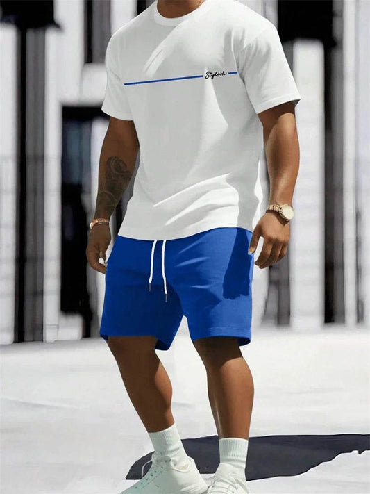 2024 New Men's Summer Fashion Set - Short Sleeve & Shorts - Buy Center UK