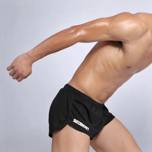 SEOBEAN Men's Sports Running Shorts - Comfortable Loose Fit, Durable Design - Buy Center UK