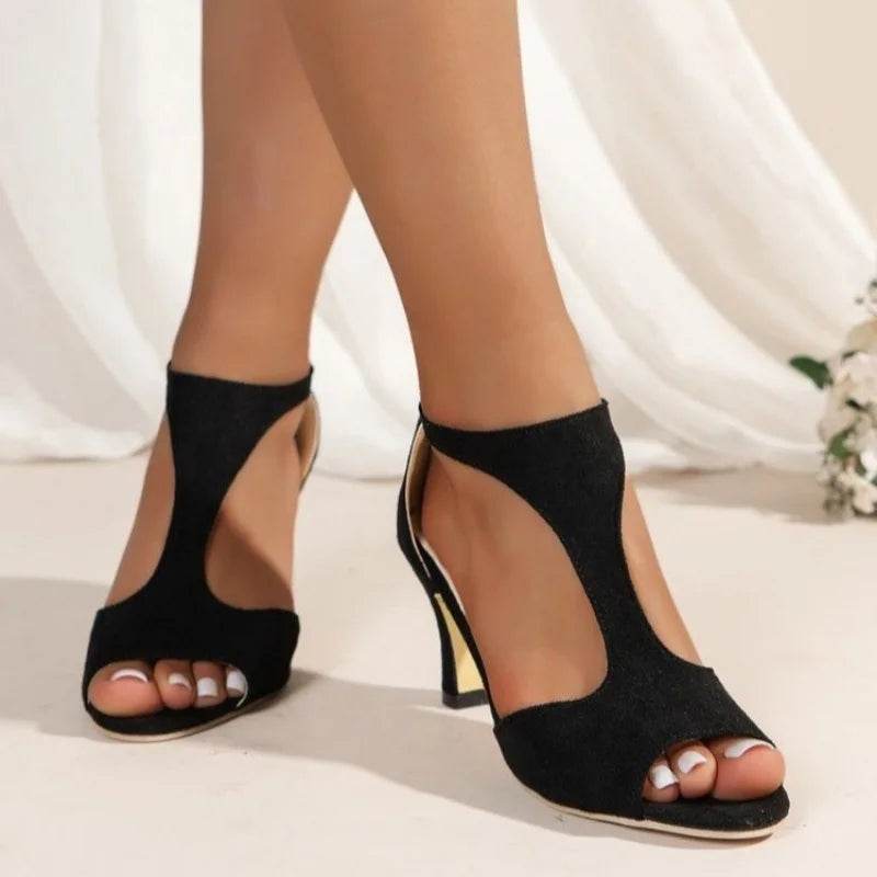 Buy Center Women’s Peep Toe High Heel Shoes - Summer Casual Pumps - Buy Center UK