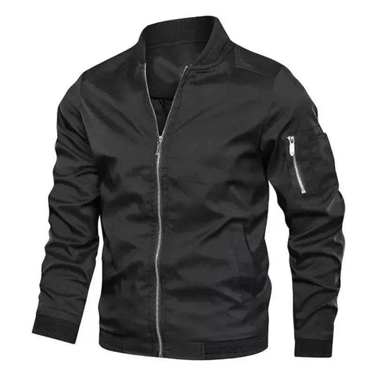 Buy Center Men's Autumn Baseball Jacket - Windproof & Lightweight - Buy Center UK