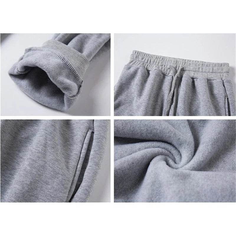 Buy Center Men's Solid Color Tracksuit - High-Quality Hoodie & Jogger - Buy Center UK