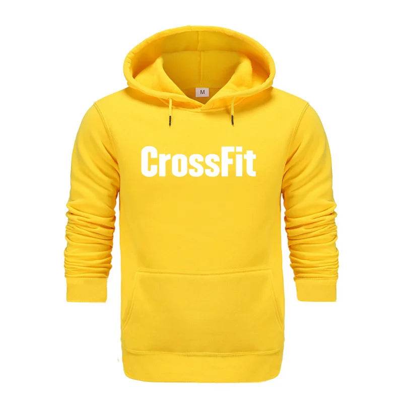 Buy Center Men's CrossFit Sweatshirt - Stylish Black Print Hoodie - Buy Center UK