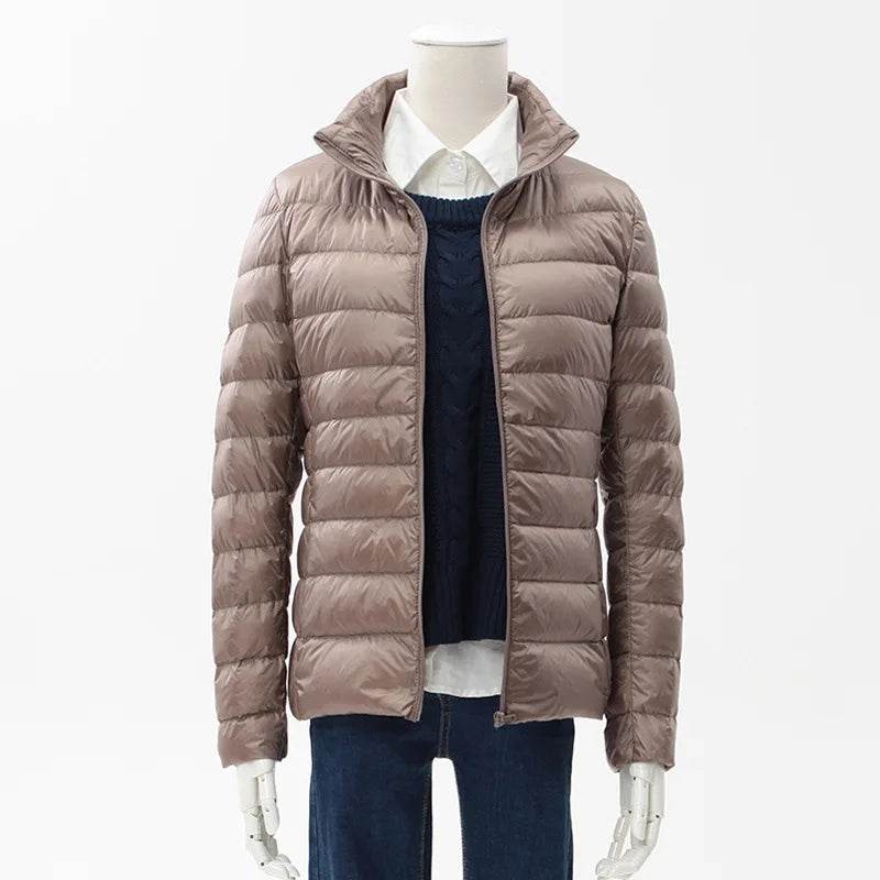 Buy Center Women's Spring Puffer Coat - Ultra Light Duck Down - Buy Center UK