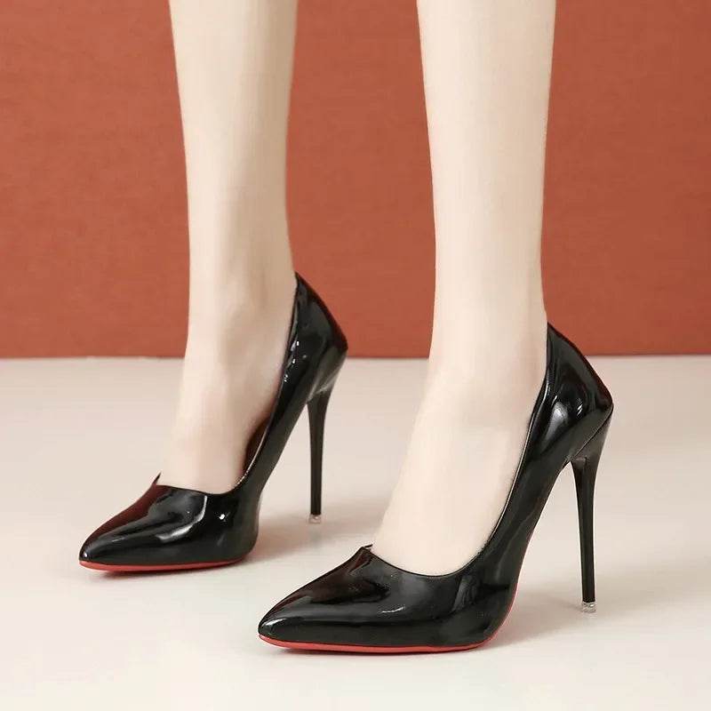 Buy Center Super High Ethnic Pumps - Pointed Toe, Thin Heels, Slip-On - Buy Center UK