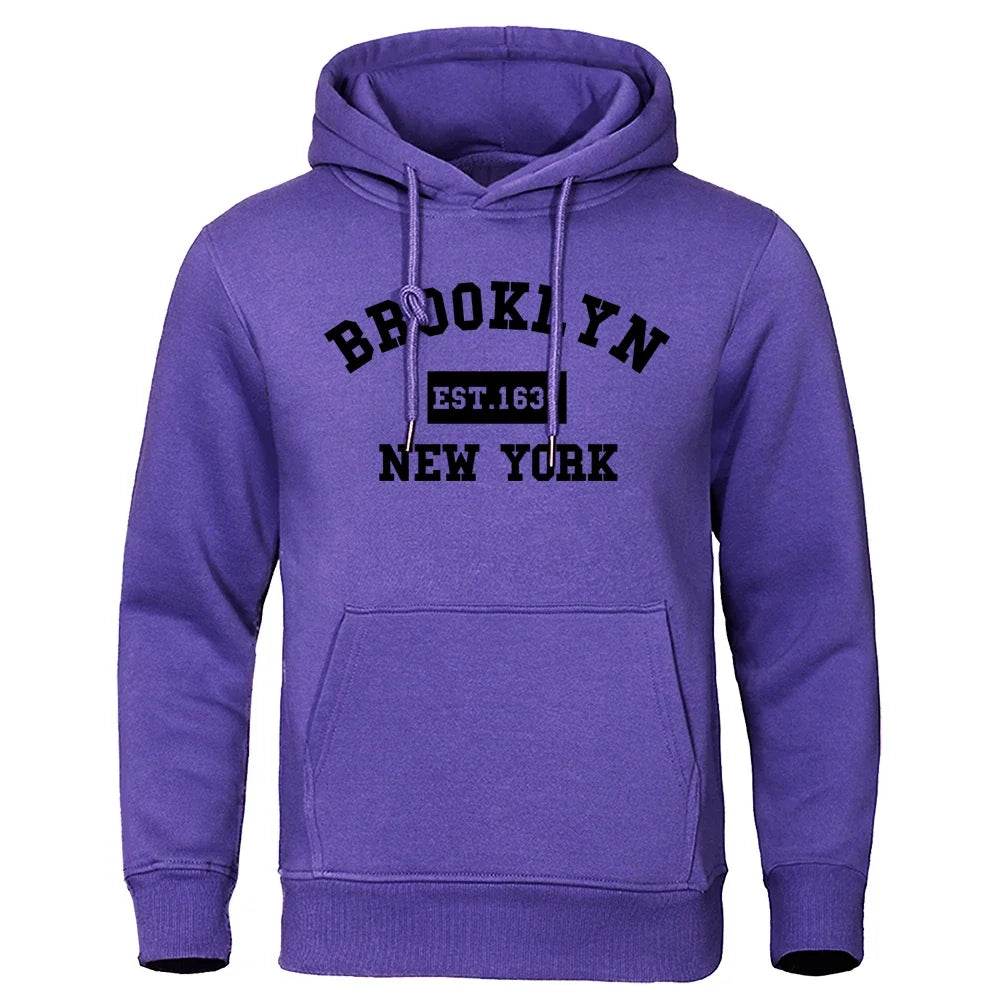 Buy Center Letter Printed Men's Hoodie - Stylish Loose Fit & Warm - Buy Center UK