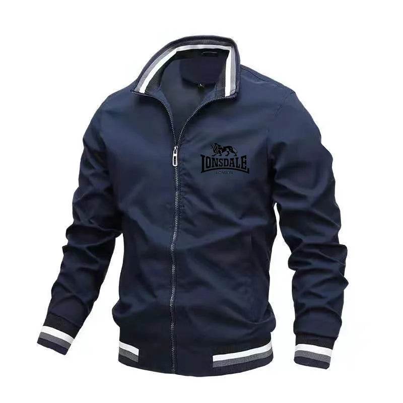 LONSDALE Men's Windbreaker Bomber Jacket - Stylish & Durable Outdoor Wear - Buy Center UK