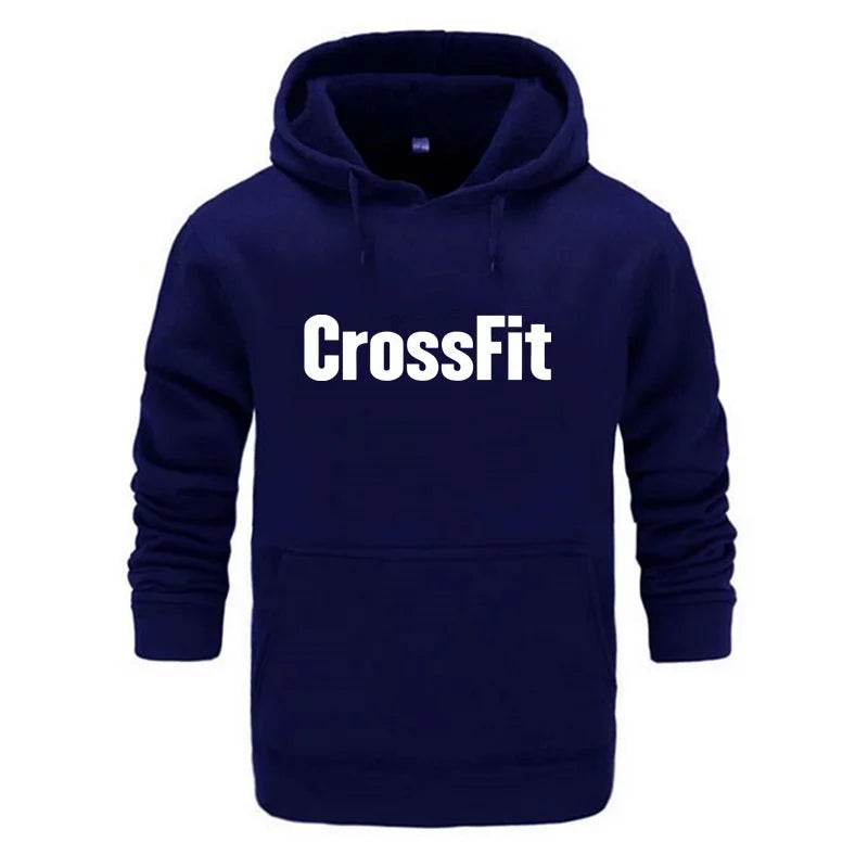 Buy Center Men's CrossFit Sweatshirt - Stylish Black Print Hoodie - Buy Center UK