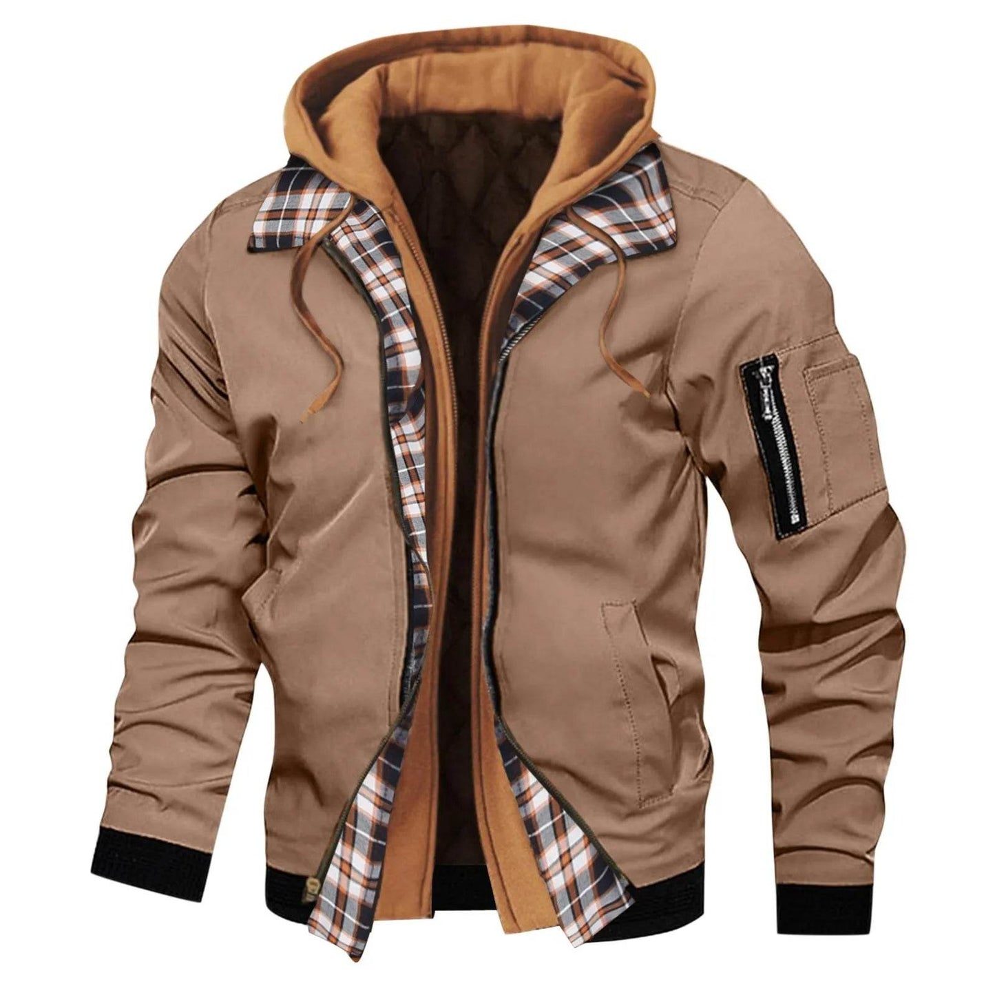 Buy Center Men's Thick Hoodies - Slim Fit Windbreaker for All Seasons - Buy Center UK