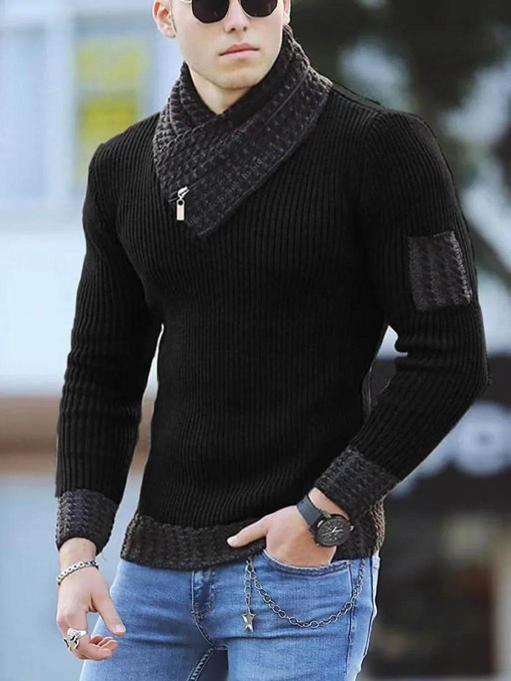 Buy Center Casual Vintage Wool Turtleneck Sweater - Oversize Fit 2024 - Buy Center UK