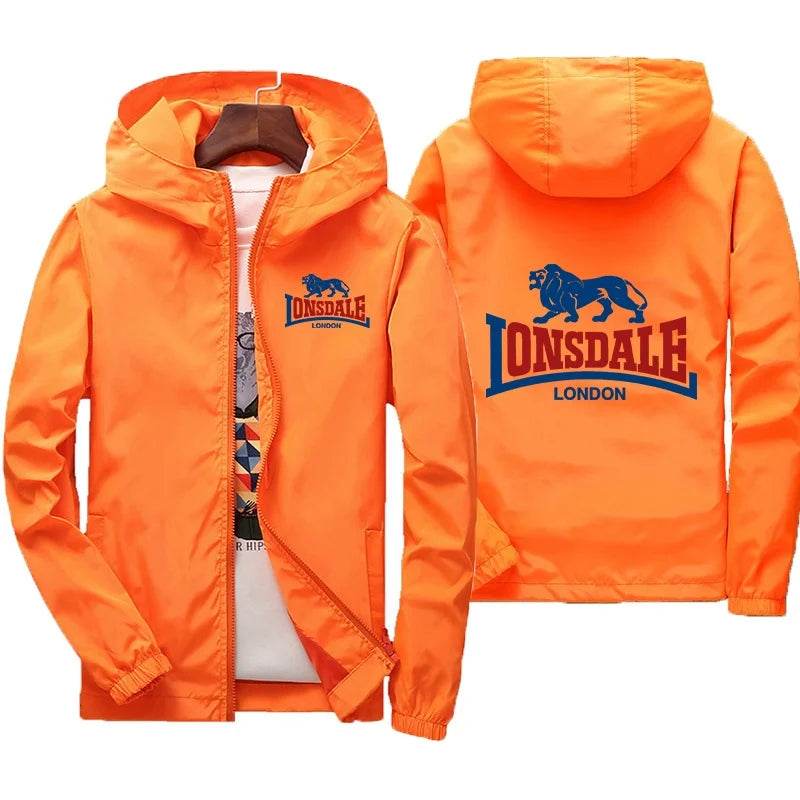 Buy Center Men's Lion Logo Windproof Jacket - Stylish Cycling Suit - Buy Center UK