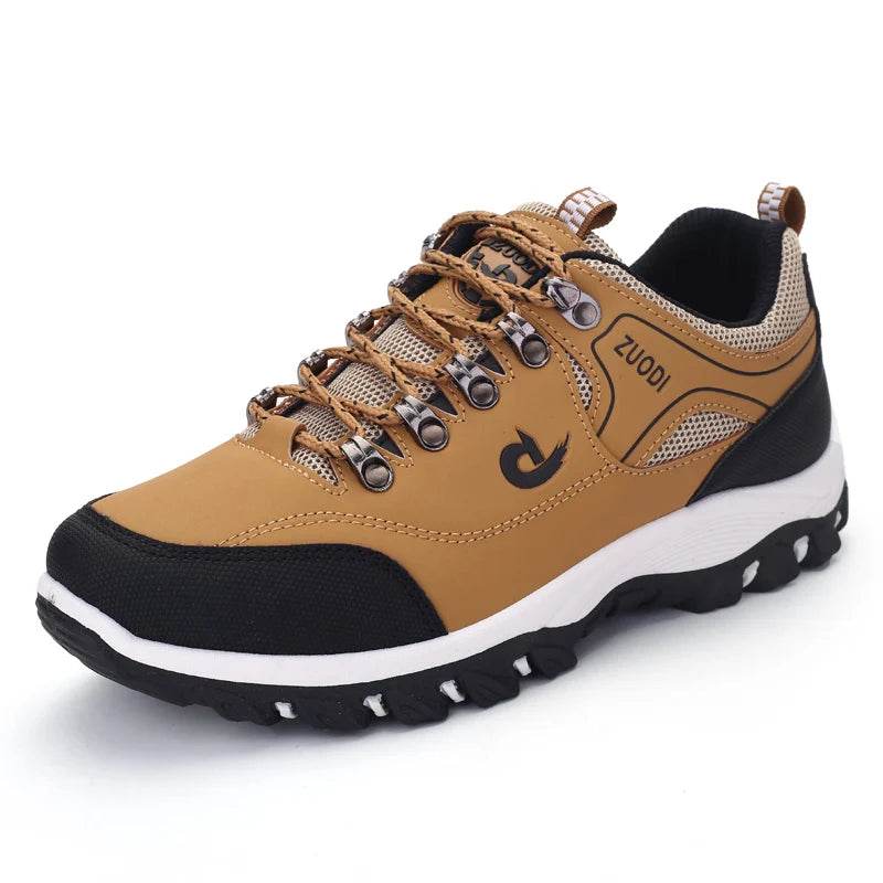Buy Center Leather Casual Sneakers - Lightweight for All-Day Comfort - Buy Center UK
