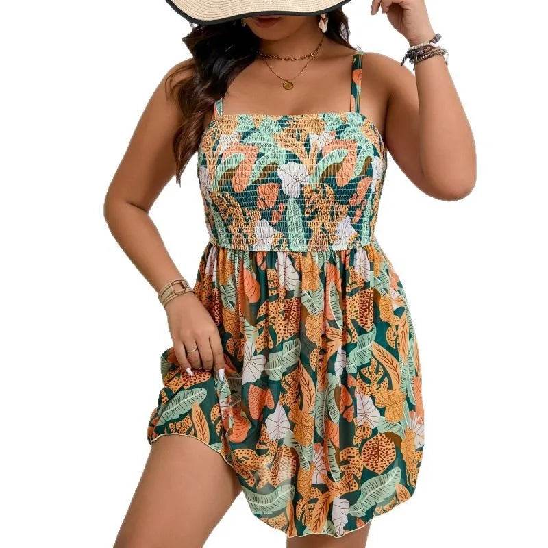 Buy Center Plus Size High Waist Bikini - Tummy Control & Push-Up Support - Buy Center UK