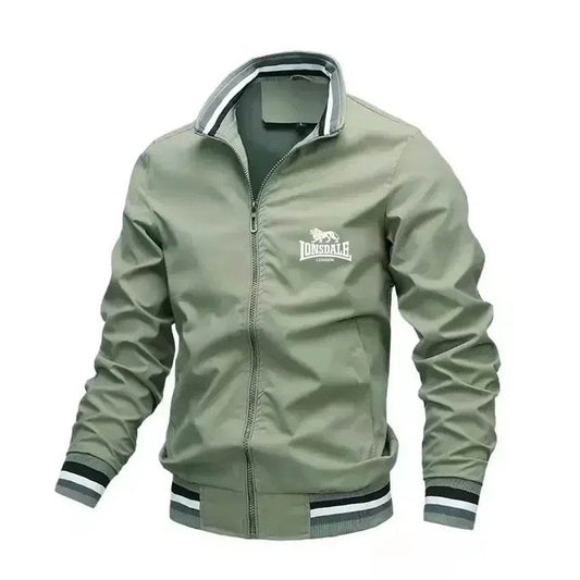 LONSDALE Men's Aviator Jacket - Stand Collar, Casual Slim Fit - Buy Center UK