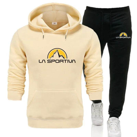 La Sportiva Men's Hooded Pullover & Sweatpants Casual Tracksuit - Buy Center UK