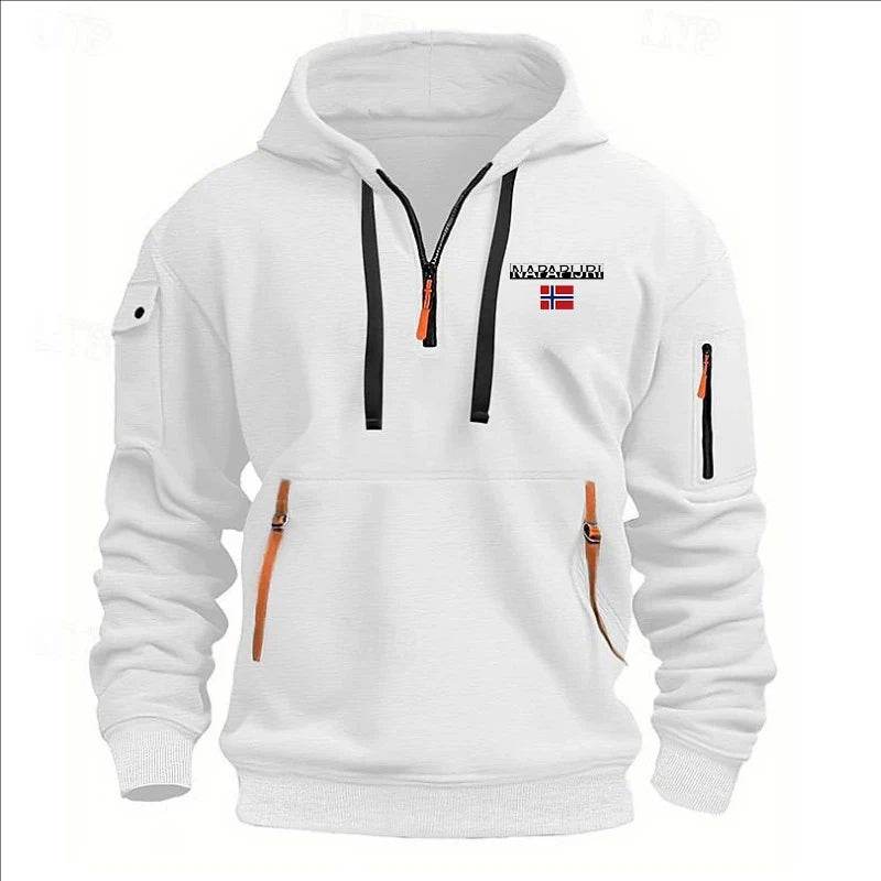 Buy Center Vintage Oversized Cotton Hoodie - Men's Pullover Fashion - Buy Center UK