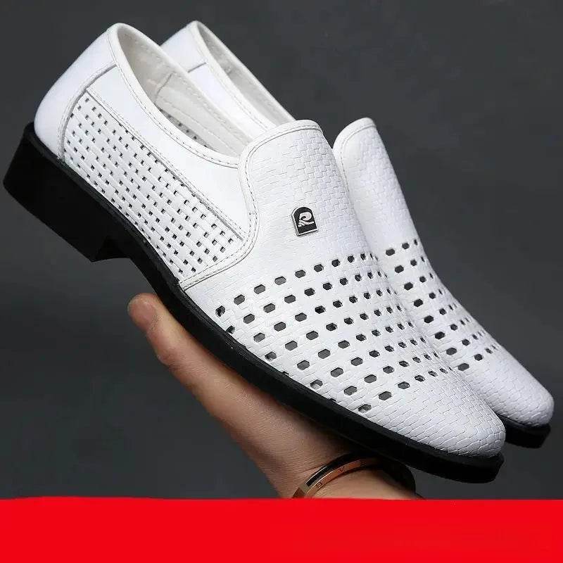 Buy Center Casual Men's Sandals - Breathable Hollow Out Leather - Buy Center UK