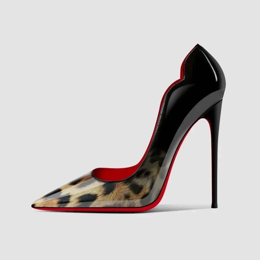 Buy Center Sexy Leopard Pattern Heels - Pointed Slings for Women - Buy Center UK