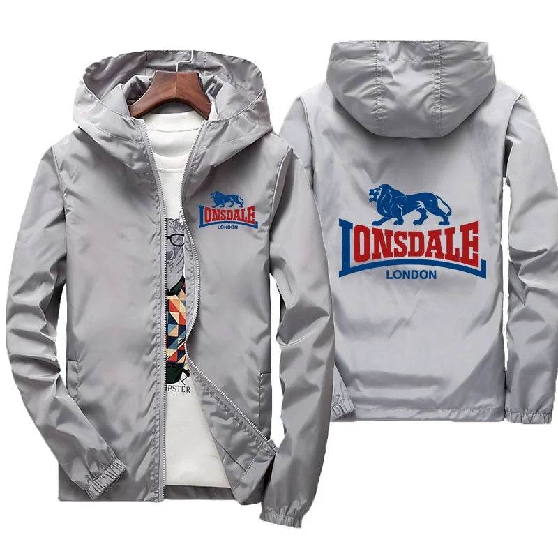 Buy Center Men's Lion Logo Windproof Jacket - Stylish Cycling Suit - Buy Center UK