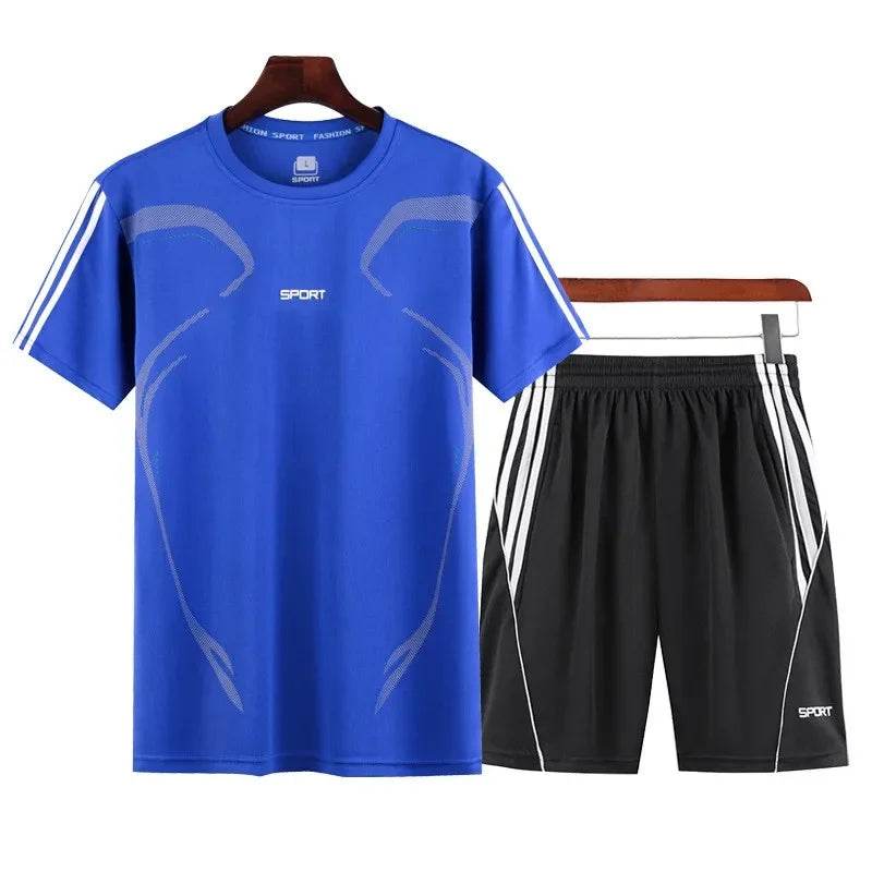 Buy Center Men’s Summer Suit - Breathable T-shirt & Tennis Shorts - Buy Center UK