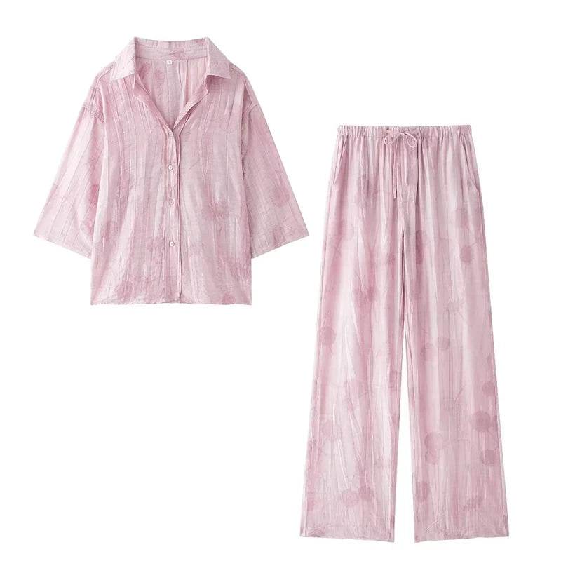 Buy Center Women's Spring Set 2024 - Chic Loose Shirt & Pants - Buy Center UK