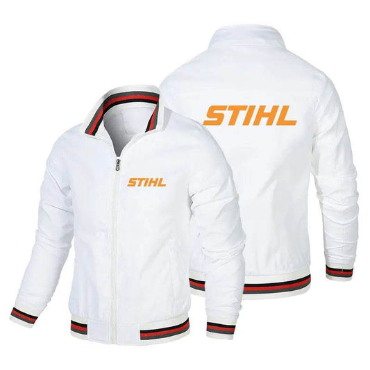 Buy Center Men's Waterproof Zipper Jacket - Casual Stand Collar Coat - Buy Center UK