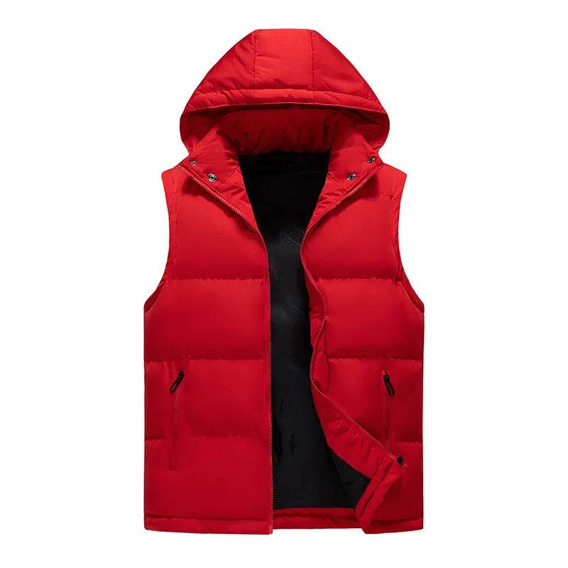Buy Center Japanese Hooded Down Vest - Warm Windproof Coat - Buy Center UK