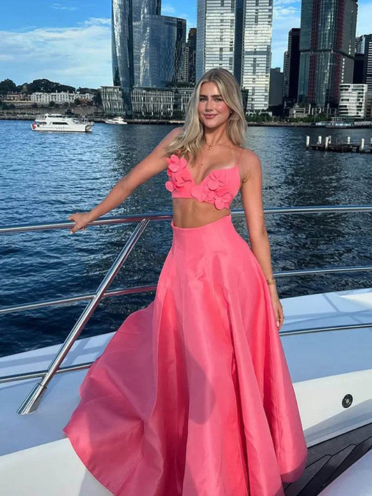 2025 High Waist A-Line Skirt & Backless Tank Top Set - Elegant Style - Buy Center UK