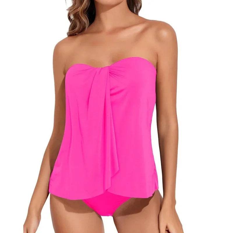 2025 Ladies Two-Piece Bikini Set - Large Triangle Swimwear - Buy Center UK