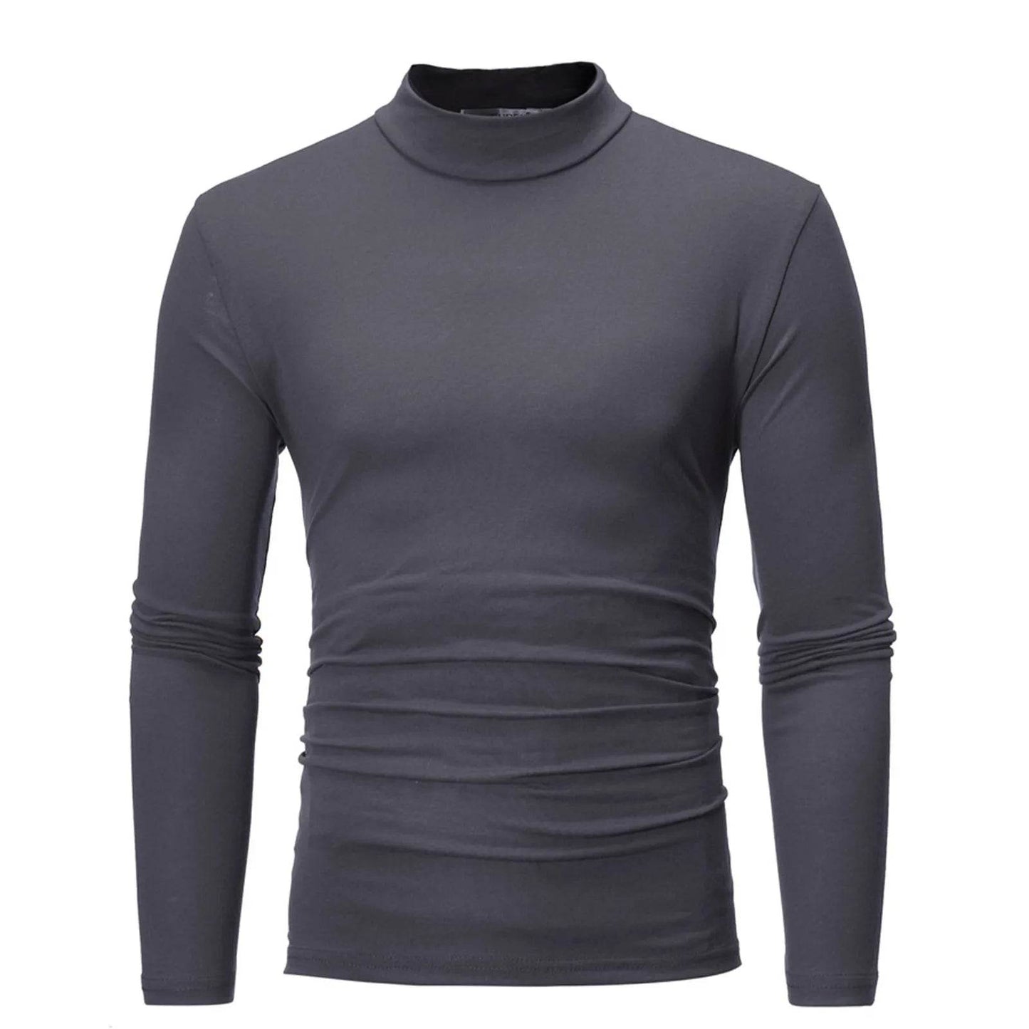 Buy Center Men's Slim Fit Long-Sleeved Turtleneck Sweater for Winter - Buy Center UK