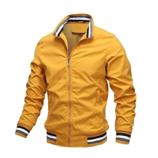 Men's Windbreak Bomber Jacket - Stylish Casual Wear for Spring - Buy Center UK