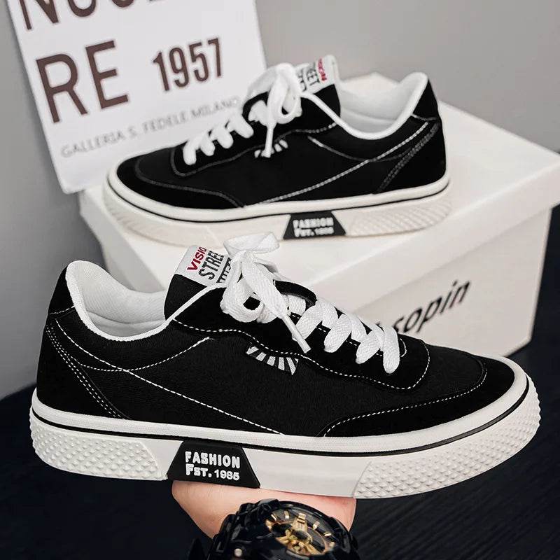 2025 Men's Breathable Skateboarding Shoes - Soft Casual Style, Trendy - Buy Center UK