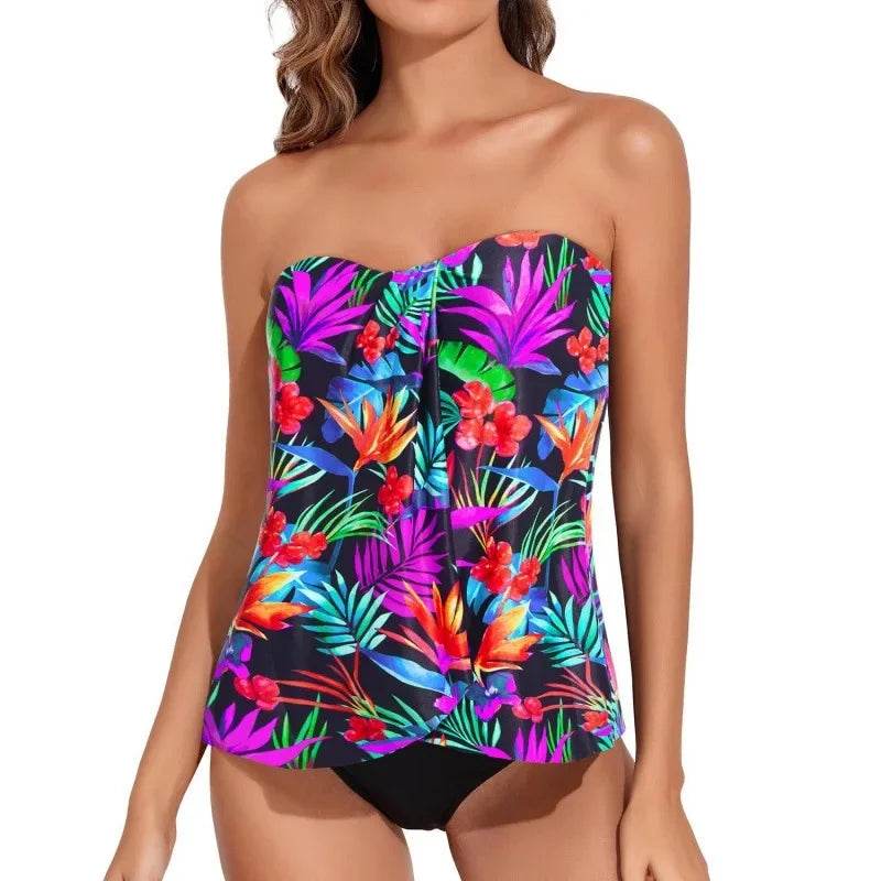 2025 Ladies Two-Piece Bikini Set - Large Triangle Swimwear - Buy Center UK